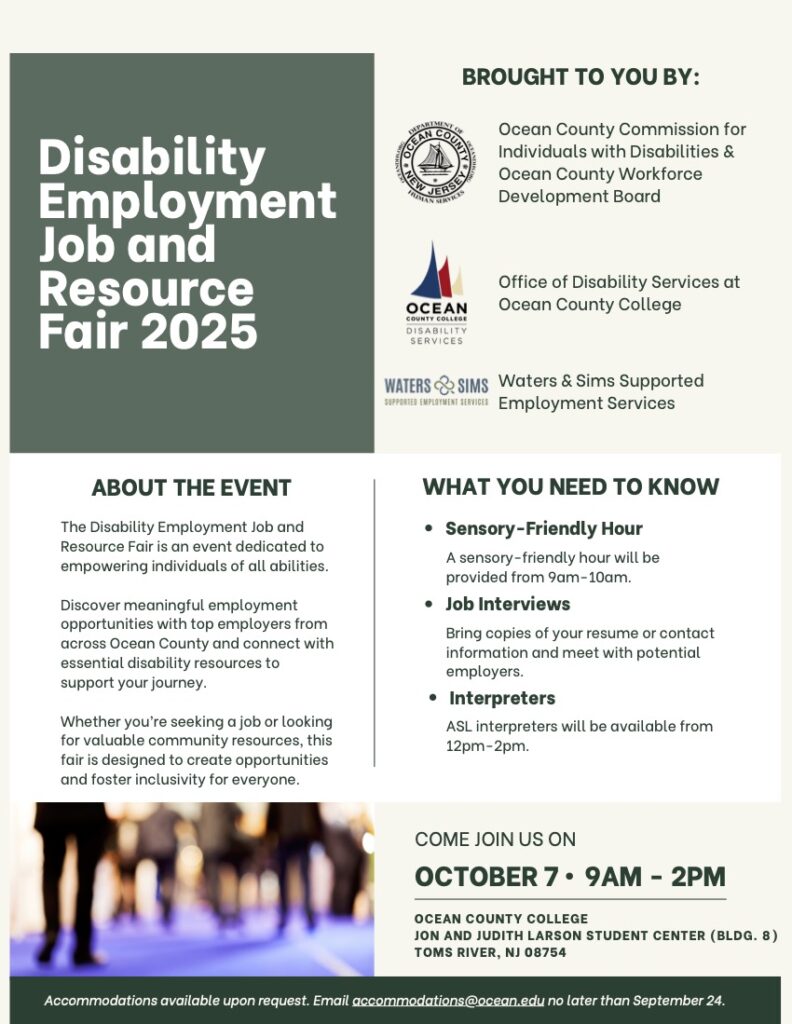 Save the Date: Disability Employment Awareness Job and Resource Fair
