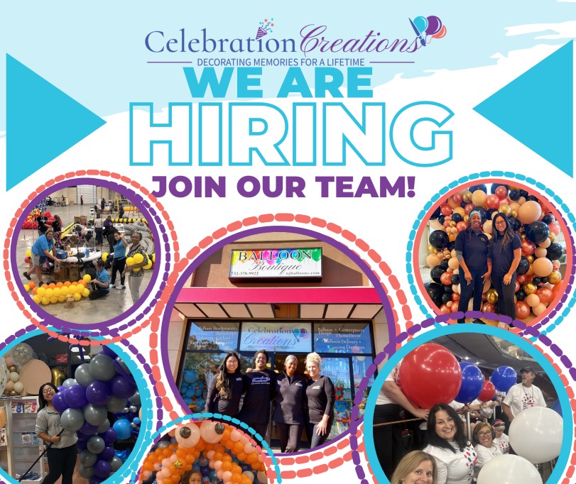 Celebration Creations Jobs in Bayville, NJ – Studio Operations, Marketing, Sales, and Event Crew